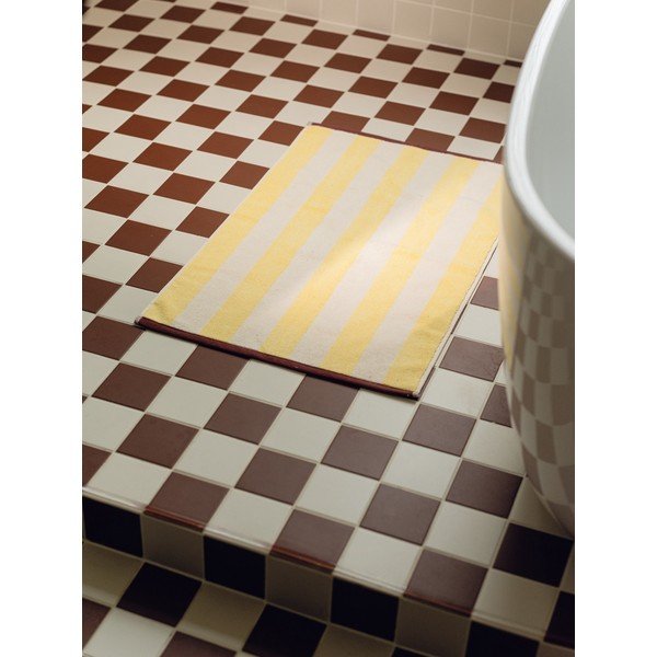 Rumena tekstilna kopalniška preproga 50x80 cm Gobo – noo.ma-image-2