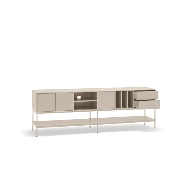 Kremno bela TV omarica 220x74x45 cm Platt – Teulat-image-3