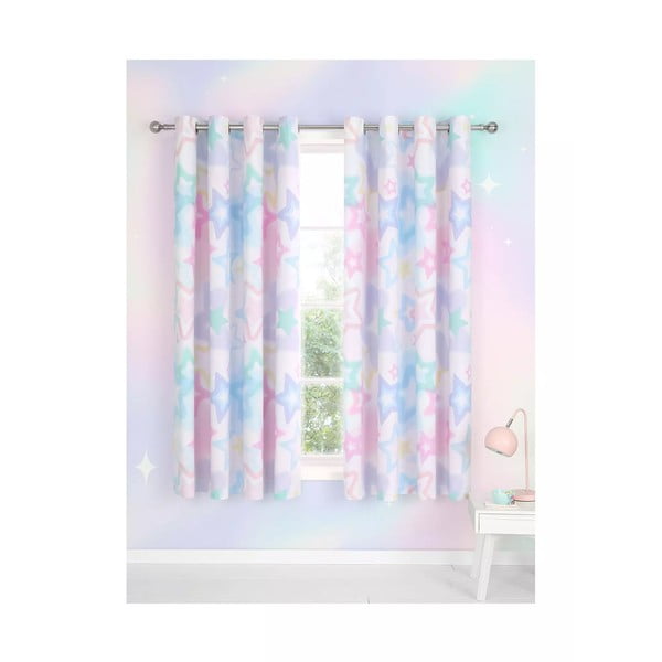 Otroške zavese v kompletu 2 ks 168x183 cm Ombre Stars – Catherine Lansfield-image-2