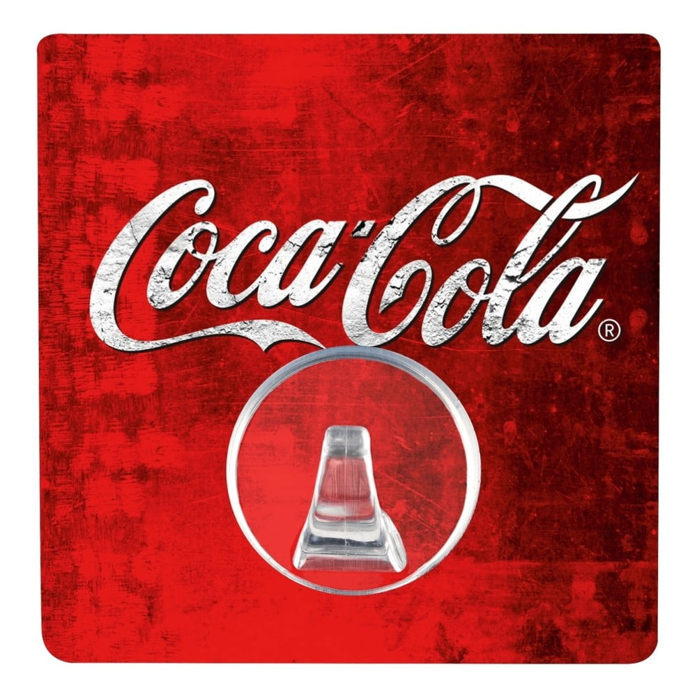 Samonosilni obešalnik Wenko Static-Loc Coca-Cola Classic