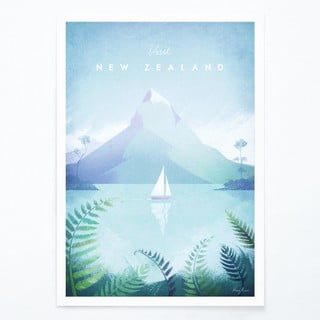 Plakat Travelposter New Zealand, 30 x 40 cm