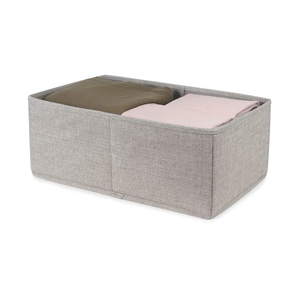 Kompaktor Oxford siva škatla za shranjevanje, 42 x 26 cm