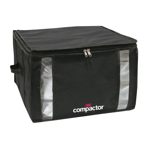 Črna škatla za shranjevanje z vakuumsko embalažo Kompaktor Black Edition, prostornina 125 l