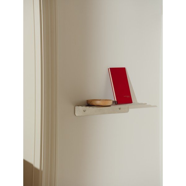 Kovinska polica v srebrni barvi 50 cm Olbi – noo.ma-image-1