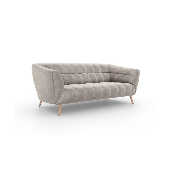 Bež žametna zofa Interieurs 86 Étoile, 210 cm-image-2