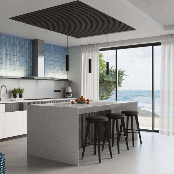 Črna viseča svetilka Gleam – Sollux-image-1