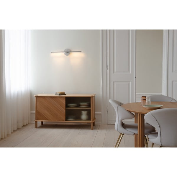 Kovinska LED zatemnitvena stenska svetilka v srebrni barvi Omni Wall – UMAGE-image-2