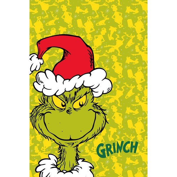Zelena otroška odeja iz flisa 100x150 cm Grinch – Jerry Fabrics
