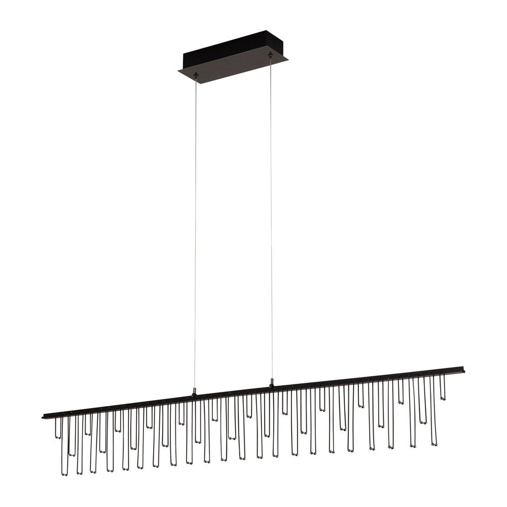 Aluminijasta LED zatemnitvena viseča svetilka v sijajno srebrni barvi Stellar