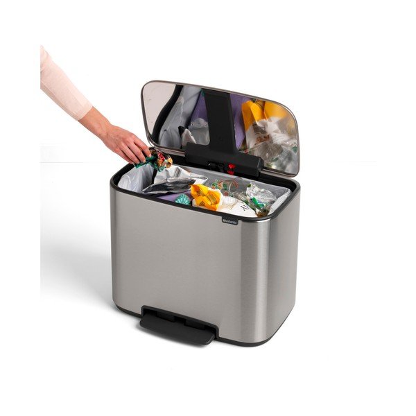 Brabantia koš za odpadke iz nerjavečega jekla, 36 l-image-2