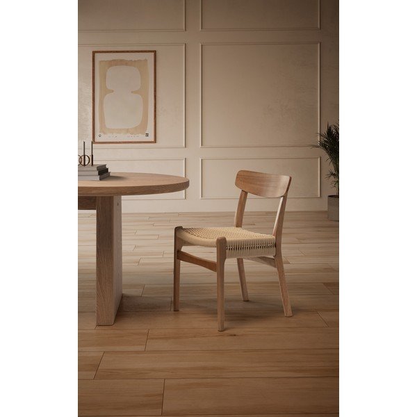 Jedilna miza v jesenovem dekorju 100x200 cm Blair – MOME-image-2