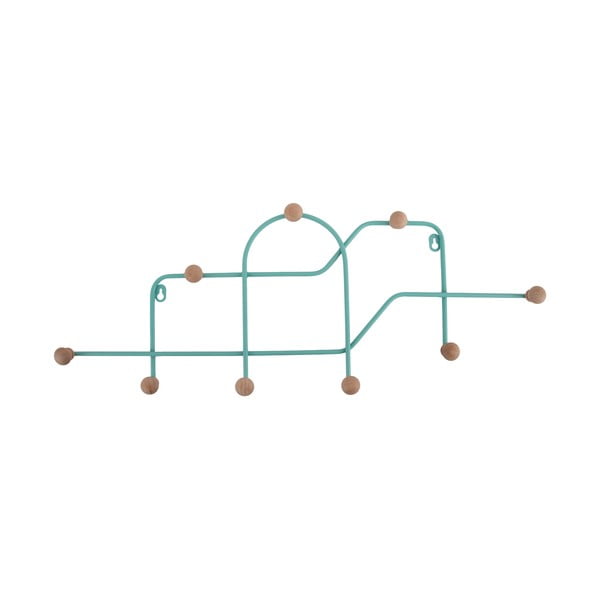 Turkizen kovinski stenski obešalnik 71 cm Maze – PT LIVING
