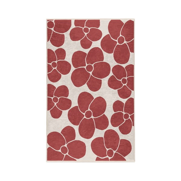 Rdeča pralna preproga 160x230 cm Red Meadow – Mila Home