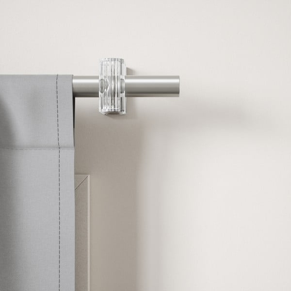 Jeklena karnisa z nastavljivo dolžino v mat srebrni barvi 107 - 305 cm Flute – Umbra-image-3