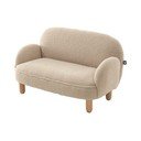 Bež otroška sedežna garnitura iz tkanine bouclé 89 cm Rocky – Vipack