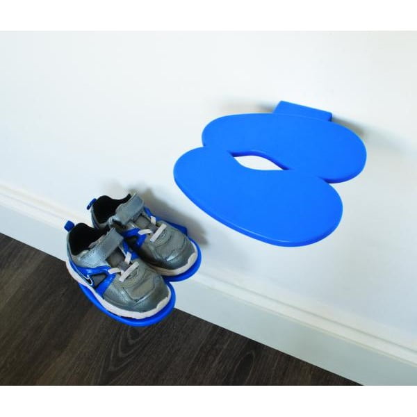 J-ME Otroška polica za čevlje Footprint, modra