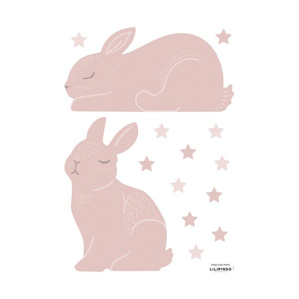 Nalepke 30x42 cm Vintage Rabbit – Lilipinso