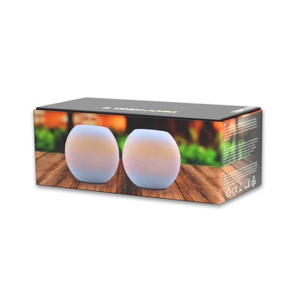 Komplet 2 sveč LED DecoKing Bowl, višina 6,5 cm-image-2