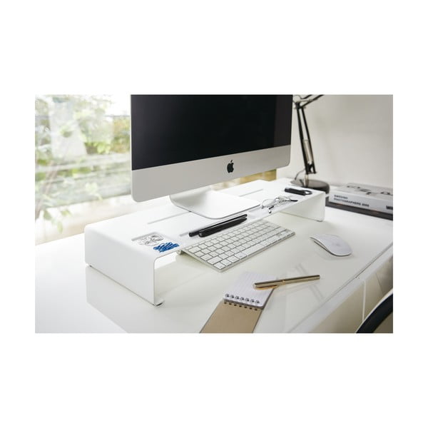 Bela polica za monitor YAMAZAKI Tower-image-1