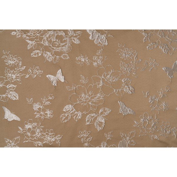Bež zavesa 135x260 cm Lillies – Mendola Fabrics-image-4
