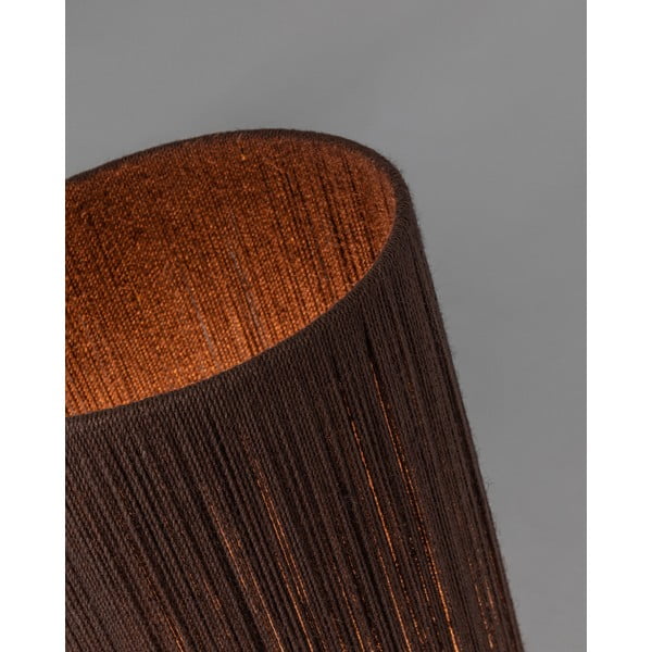 Namizna svetilka iz masivne akacije v temni naravni barvi (višina 147 cm) Kor – Kave Home-image-3