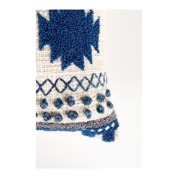 Modra blazina s polnilom Zuiver Sala, 65 x 30 cm-image-3