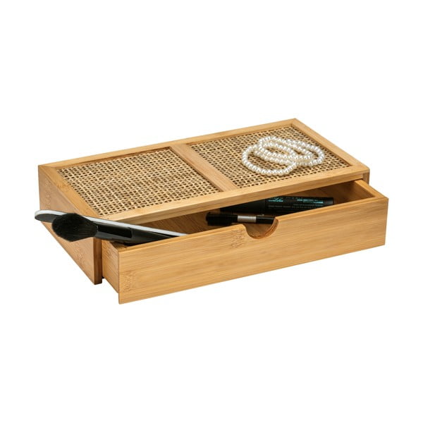 Organizator za kopalnico iz bambusa Wenko Allegre, 28 x 6 cm-image-2