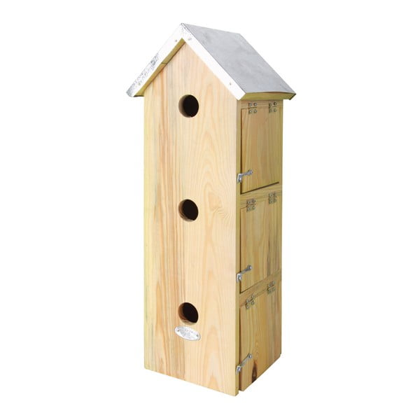 Lesena ptičja hišica Triple – Esschert Design