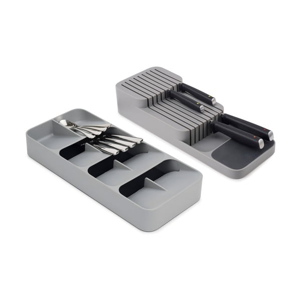 Komplet 2 organizatorjev za pribor in nože Joseph Joseph