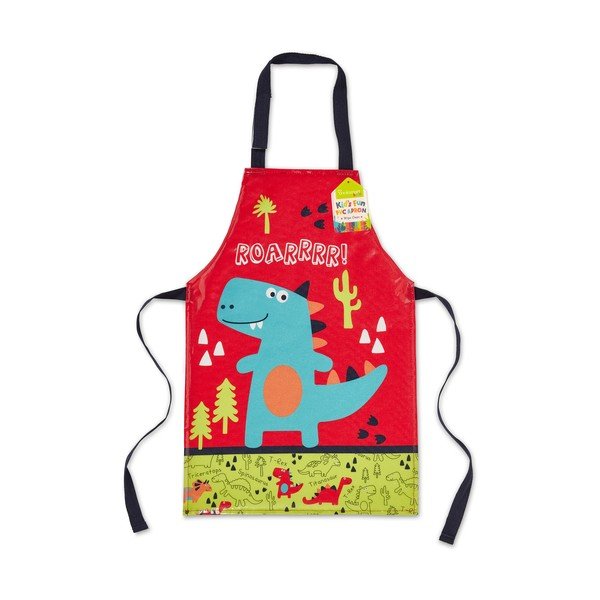 Bombažni otroški predpasnik Cooksmart ® Dinozaver