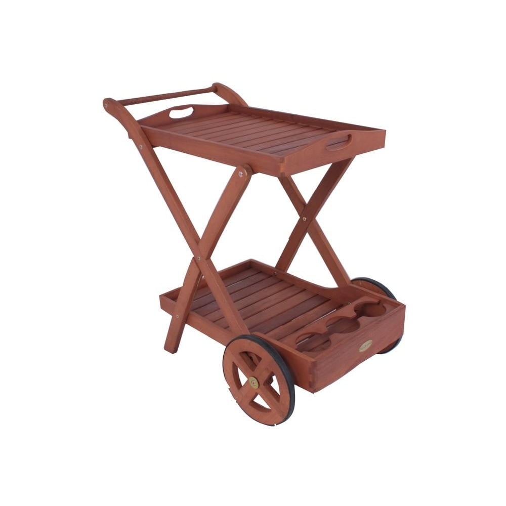 Vrtni servirni voziček iz evkaliptusovega lesa ADDU Toledo