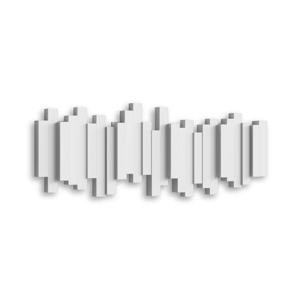 Bel plastični stenski obešalnik Sticks - Umbra-image-3