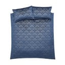 Modra posteljnina za zakonsko posteljo 200x200 cm Art Deco Pearl - Catherine Lansfield