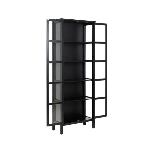 Actona Eton črna vitrina, višina 210 cm-image-3