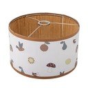 Belo/rjavo otroško senčilo s tekstilnim senčilom ø 34 cm Agnes – Bloomingville Mini