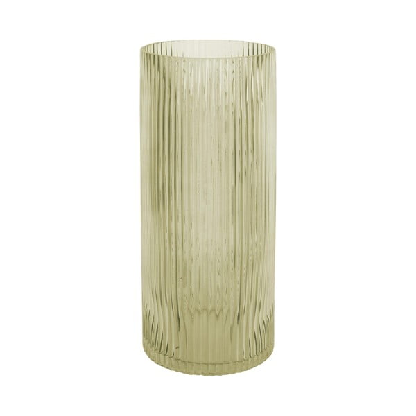Zelena steklena vaza PT LIVING Allure, višina 30 cm