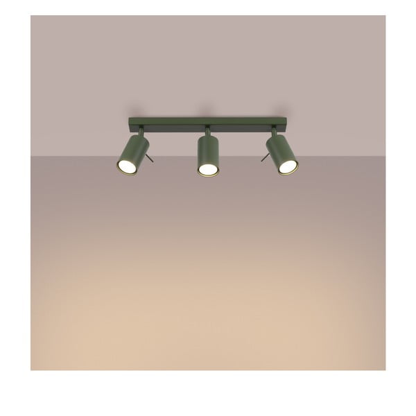 Zeleno točkovno svetilo 6x45 cm Etna – Sollux-image-2