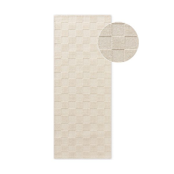 Kremno bel ročno tkan volnen tekač 80x200 cm Scala – Villeroy&Boch