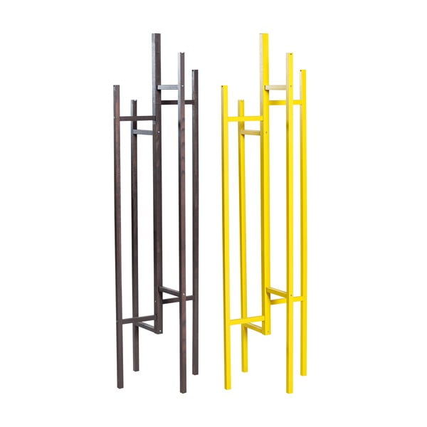 Gorčično rumeno stojalo za plašče Woodman Eigen-image-2