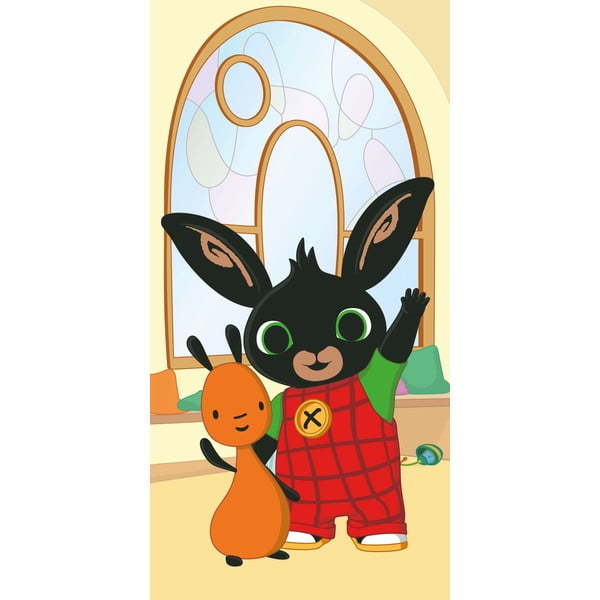 Bombažna otroška brisača 70x140 cm Bing "Hoppity" – Jerry Fabrics