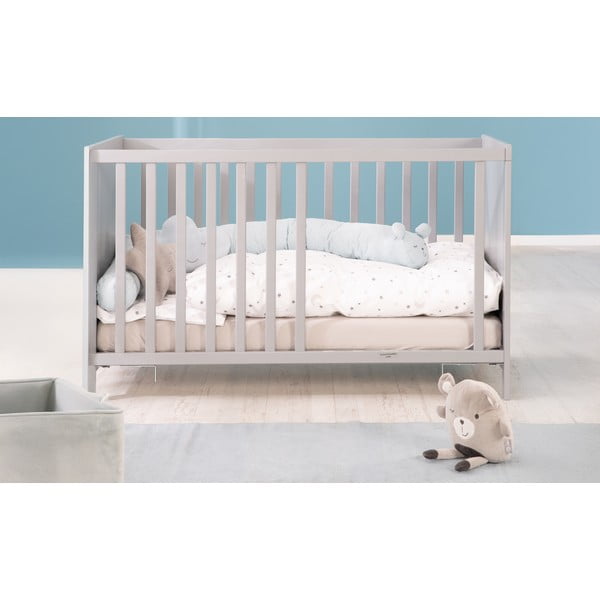 Siva/sivorjava otroška posteljica 60x120 cm Hamburg – Roba-image-2