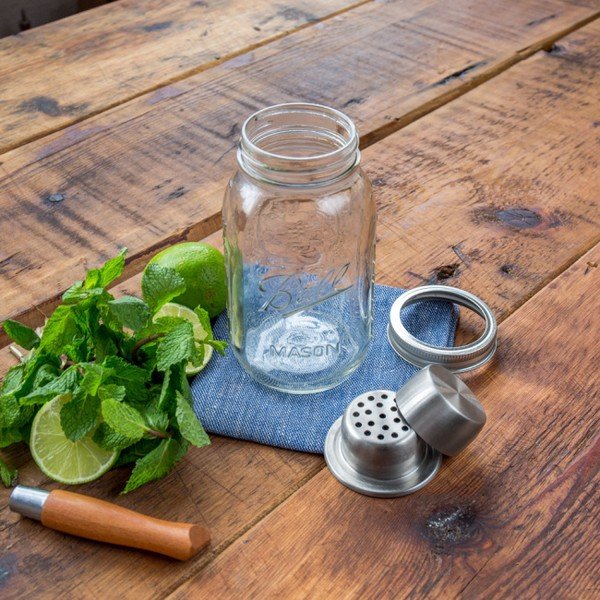 Men's Society Mason Glass Shaker, 950 ml-image-2