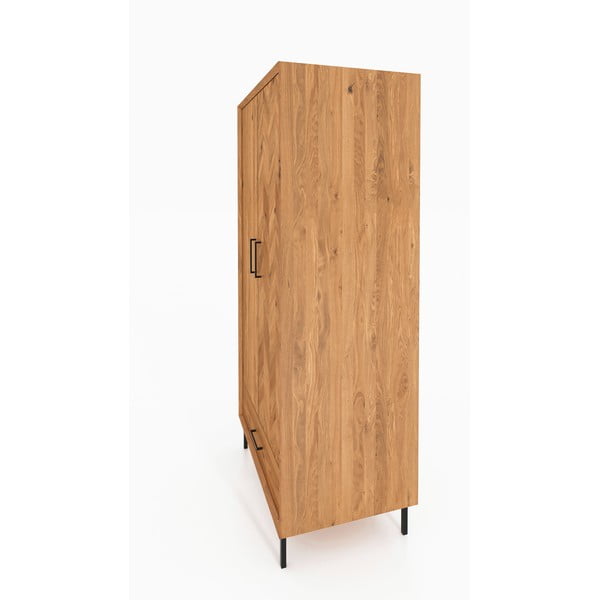 Garderobna omara iz masivnega hrasta 97x196 cm Abies – The Beds-image-3