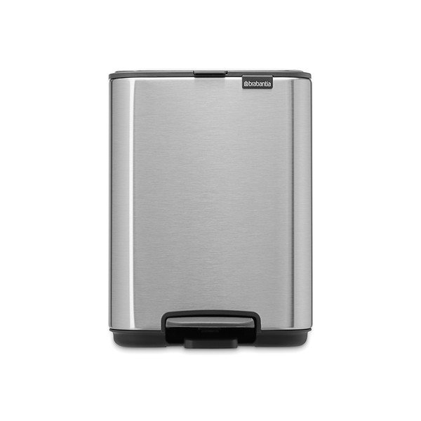 Jeklen koš za smeti s pedalom v mat srebrni barvi 4 l Bo – Brabantia-image-3