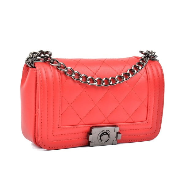 Rdeča usnjena torbica Isabella Rhea Mari-image-2