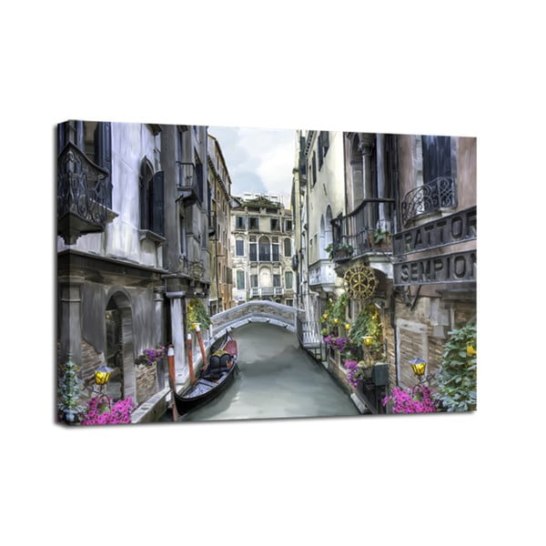 Slika Styler Canvas Watercolor  Venice, 75 x 100 cm