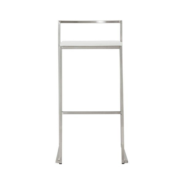 Barski stol z belim sedežem Kokoon Meto, višina sedeža 74 cm-image-3