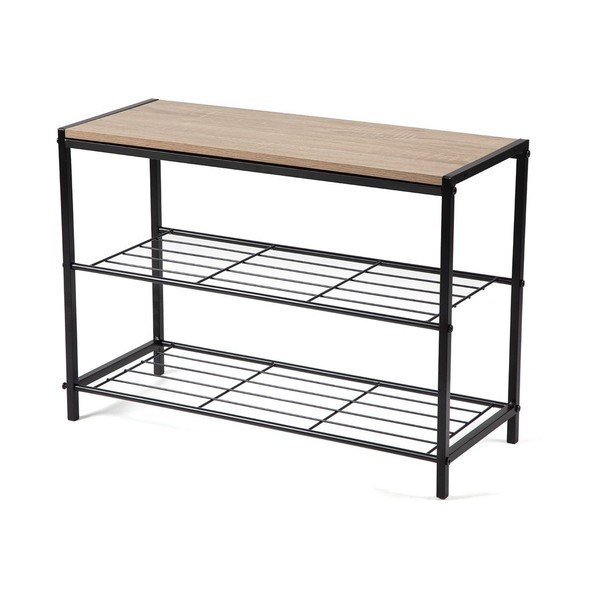 Črna jeklena omarica za čevlje 63x44x30 cm Asten – Bonami Essentials