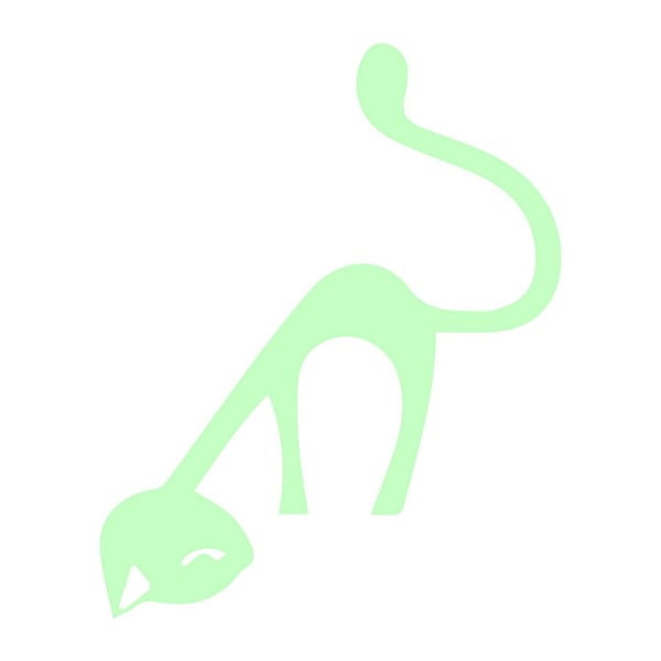 Svetleča nalepka Ambiance Cute Cat-image-1