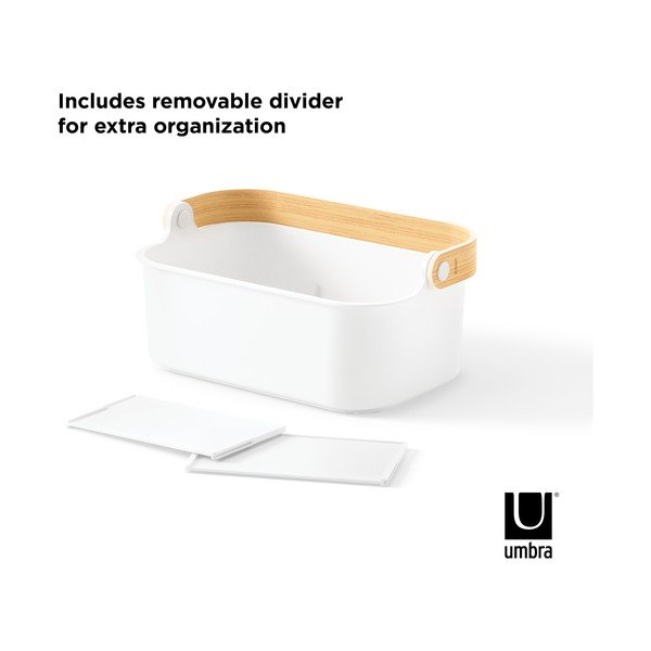 Beli plastični organizator za kopalnico Bellwood - Umbra-image-3